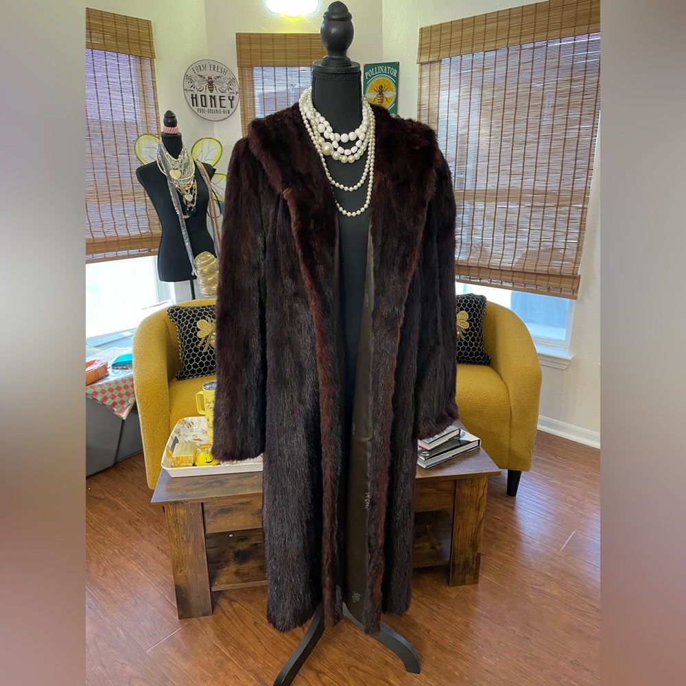 Vintage Brown Fur Coat by Jackson Furriers of Beverly Hills
